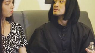 Super sexy Asian wife with big natural boobs and big butts cheating with her ex and cum on her big butts - 2 image