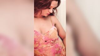 First anal play with my tight ass! ends with explosive SQUIRT ! Angel in Red