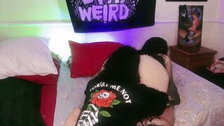 Hot elf masturbates with hentai, then sucks my dick - 10 image