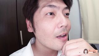 Despite her man being home the Asian cheater cannot help but crave his work friend - 6 image