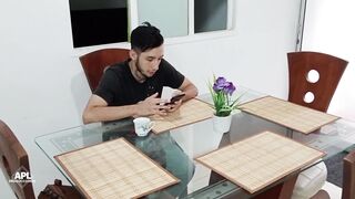 My stepsister wants to make her cheating boyfriend jealous and has sex with me until I squirt. PART 1