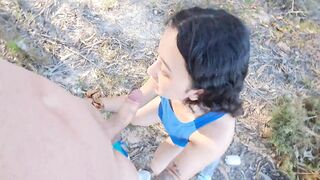 Seducing my friend's wife in the beach and fucking her on the woods - 13 image
