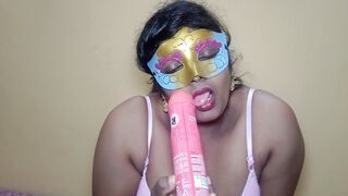 Hot sexy aunty self sex with 10 inch hard cock - 4 image