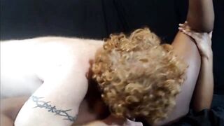 0159 KatNKain - Kats Playhouse - ebony gets fucked to tears titties bouncing Doggy style cowgirl reverse riding interracial black girl white guy - 6 image