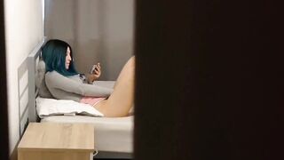 Step-Sister started Masturbating while I was Hiding in her Closet - 2 image