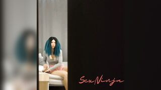 Step-Sister started Masturbating while I was Hiding in her Closet - 5 image