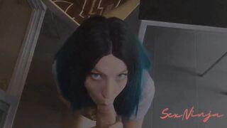 Step-Sister Thinks She Can Make Me Cum in 2 Minutes - 6 image