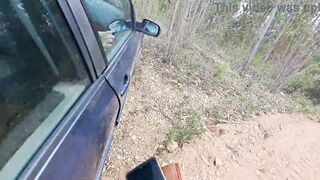 Seducing Nun in a Car and Fucking Her Outdoor