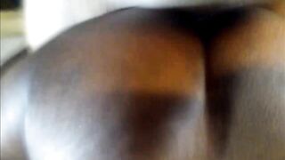 0146 KatNKain - Kats Playhouse - ebony gets fucked doggy style titties bouncing cowgirl reverse riding interracial black girl white guy - 12 image