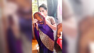 Beautiful NILA don't make now masturbation creampie she now hot to the saree - 2 image