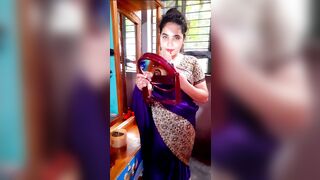 Beautiful NILA don't make now masturbation creampie she now hot to the saree - 7 image