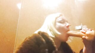 Mom suck and fuck step win in the basement and elevator - 12 image