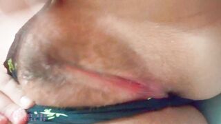 Old Lost Video Recovery: Naughty girlfriend masturbating, farting with her pussy and producing creamy! - 6 image