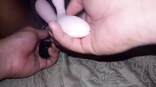 Masturbating my unfaithful stepmother with two vibrators until I have several orgasms in a row - 1 image