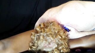 0199 KatNKain - Kats Playhouse - ebony gets fucked to tears titties bouncing Doggy style cowgirl reverse riding interracial black girl white guy - 4 image