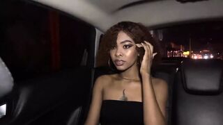 the uber driver was sexy and i gave him a nice gift so he doesn't forget my wet pussy