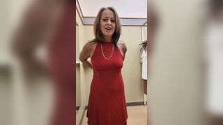 Hottest MILF Ever - Cum to the dressing room with me - 1 image