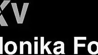 Russian Pornstar Monika Fox Gave POV Sloppy Blowjob To Fan & Got Cum In Mouth - 4 image