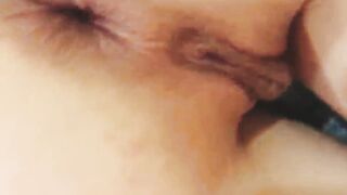 Stranger let me taste her croissant and got cum in her pussy POV - 15 image