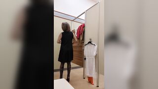 Little Linda is in the dressing room again. Cum in the Dressing Room with Your Fuck Slut - 4 image