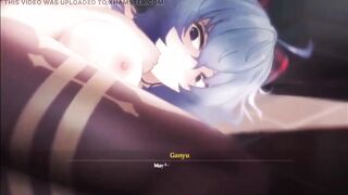 By HentaiSpark( a delicious glans blowjob and a hard fuck with milky guys) - 9 image