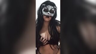 A CAT ON WITCHNESS NIGHT SUCKS FRANKESTEIN'S COCK (HALLOWEN) - 3 image