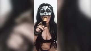 A CAT ON WITCHNESS NIGHT SUCKS FRANKESTEIN'S COCK (HALLOWEN) - 8 image