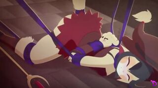 Lesbian Cat Battle With Horny Magical Spells Video Game