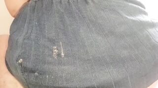 18+ High School Girl Jumping Hard In Her Miniskirt - 5 image