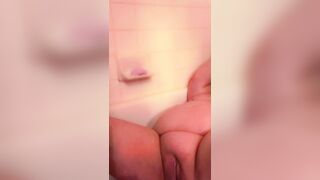 Horny BBW Squirts With Skyn Vibrator Toy After Oiling Tits & Ass - 11 image