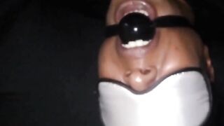 0006 Kats Playhouse - Another session at Kat's Playhouse Group chat live viewers interracial black girl white guy! - 13 image