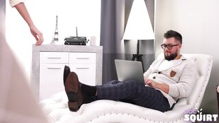 Belle Squirts Several Times During Sex with Athletic Fellow - 2 image