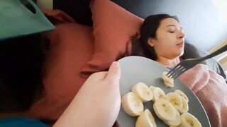 After Surgery Wife Squirts and Receives Facial Cum From Her Nurse - 2 image