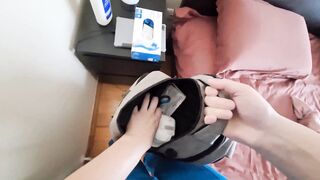 After Surgery Wife Squirts and Receives Facial Cum From Her Nurse - 6 image