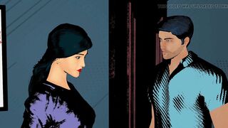 Broke the modesty of her pussy by fucking his wife - 8 image