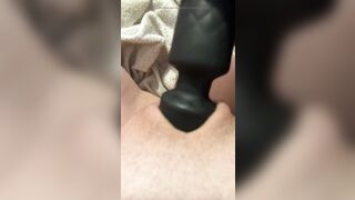 Playing with my pussy with a vibrator - 10 image