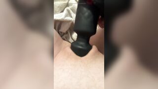 Playing with my pussy with a vibrator - 11 image