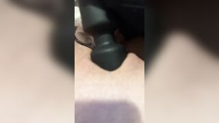 Playing with my pussy with a vibrator - 4 image