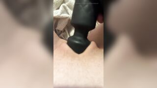 Playing with my pussy with a vibrator - 9 image