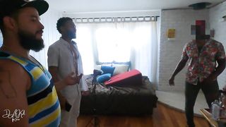 My Girlfriend first Time Squirting on two BBC Hard Rough DP Anal Orgasm Part 1 - 4 image