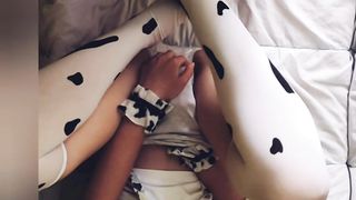 Compilation Babe Japanese in Cow Cosplay Masturbating - POV Titjob Cumpilation Stepsister - 15 image