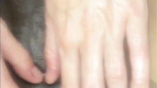 FIRST SEXTAPE + SLOPPY HANDJOB UNTIL HE CUMS - 2 image