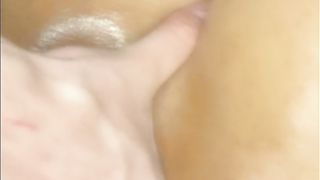 FIRST SEXTAPE + SLOPPY HANDJOB UNTIL HE CUMS - 4 image