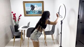 I help my little stepsister with her social networks. I end up cumming in her ass. FIRST PART. - 3 image