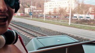 In the Morning on the Way to Work, I Was Sucked and Fucked by a Strange Inexperienced Woman in the Tram Dada Deville - 14 image