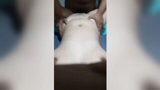 My filipina big boobs girlfriend love sex in the table and dogstyle - 5 image