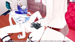 Genshin Impact: Arlecchino convinces Furina abaut a Very beneficial business for her. (Arlecchino, Furina, Lynette) - 4 image