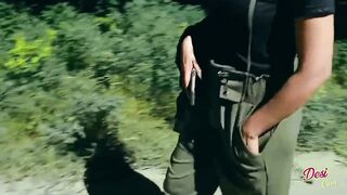 Desi unknown Teen Indian Street Girl Got Fucked Security - 2 image
