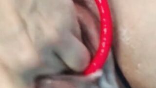 Juicy Pink Pussy masturbation cumshot - 13 image