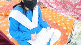 Desi School Girl Caught And Fucked While She is Making Naughty Drawing - 2 image